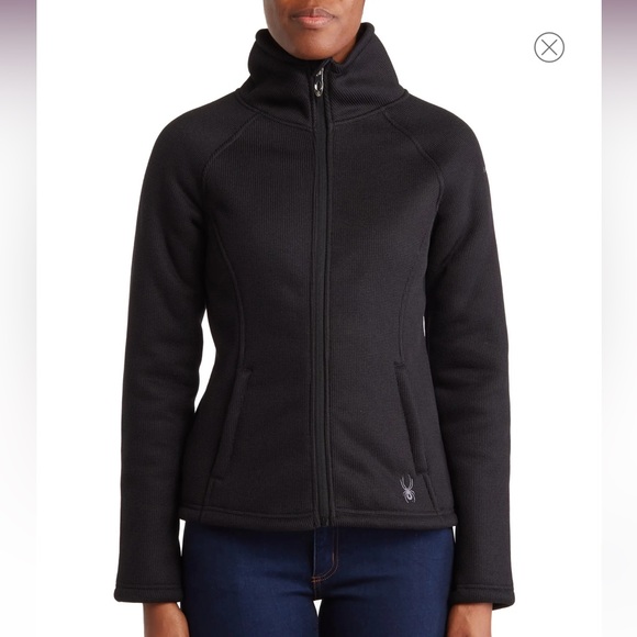 Spyder Jackets & Coats Womens Spyder Sherpa Lined Jacket Black